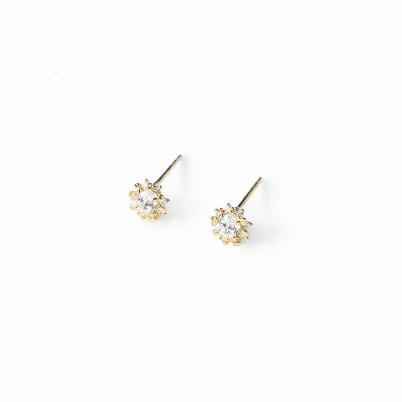 9K GOLD - JOLIE STUD EARRINGS